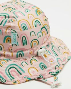 Flash Sale ⭐ Acorn Kids Falling Rainbows Sun Hat - Babies Pink 🥰 -Baby Online store http3A2F2Fstatic.theiconic.com .au2Fp2Facorn kids 1608 2351431 2