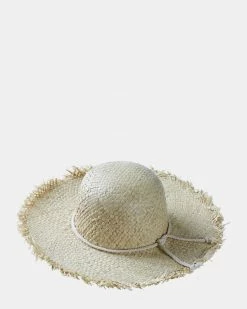 Outlet 🔔 Acorn Kids Ziggy Wide Brim Straw Hat Natural 🔔