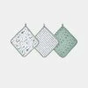 Budget ❤️ Aden & Anais 3-Pack Essentials Muslin Washcloths Dinotime 🔔