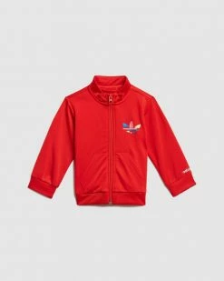 Best deal 🛒 Adidas Originals Adicolor Track Suit Red ✨