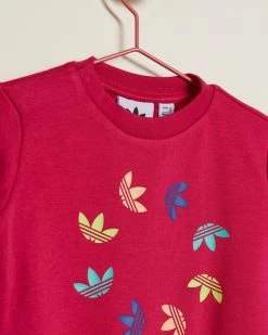Brand new 👏 Adidas Originals Adicolor Crew Set - Babies-Kids Bold Pink 👏 -Baby Online store http3A2F2Fstatic.theiconic.com .au2Fp2Fadidas originals 0329 2483541 4