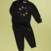 Outlet 🧨 Adidas Originals Adicolor Crew Set - Babies-Kids Black ✔️
