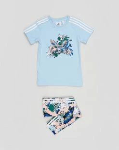 Buy 🌟 Adidas Originals Tee 👗 Dress Set - Babies Clear Sky 💯