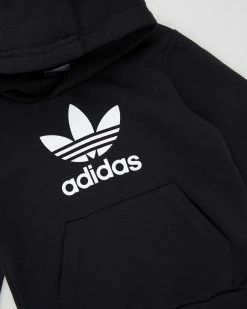 Hot Sale ✨ Adidas Originals Trefoil Hoodie Set - Babies-Kids Black & White 👍 -Baby Online store http3A2F2Fstatic.theiconic.com .au2Fp2Fadidas originals 2607 630418 3