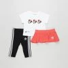 Budget 👏 Adidas Originals THE ICONIC EXCLUSIVE - Disney Minnie Mouse 👗 Skirt Tee Set - Babies-Kids White 😀
