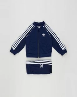 Discount 💯 Adidas Originals Adicolour SST Tracksuit - Babies-Kids Night Sky & White 💯