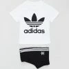 Best Pirce ⌛ Adidas Originals Trefoil Shorts Tee Set - Babies-Kids White & Black 🧨