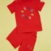 Budget 👍 Adidas Originals Shorts & Tee Set - Babies Vivid Red 🌟