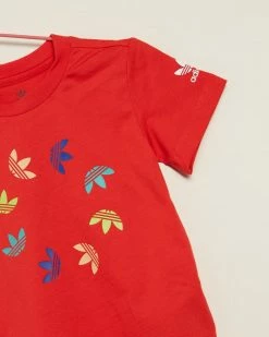 Budget 👍 Adidas Originals Shorts & Tee Set - Babies Vivid Red 🌟 -Baby Online store http3A2F2Fstatic.theiconic.com .au2Fp2Fadidas originals 4326 4783541 4