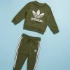 Top 10 🌟 Adidas Originals Crew Sweatshirt Set - Babies-Kids Focus Olive 🧨