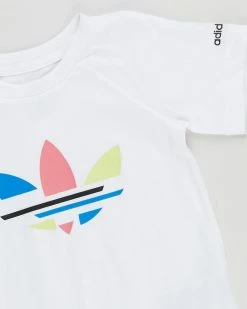 New 🧨 Adidas Originals Adicolor Shorts & Tee Set - Babies-Kids White & Red 👍 -Baby Online store http3A2F2Fstatic.theiconic.com .au2Fp2Fadidas originals 8243 6244921 3