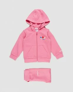 Coupon 😍 Adidas Originals Adicolor Full Zip Hoodie Set - Babies Roston 👍