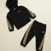 Best deal 🤩 Adidas Performance Future Icons Shiny Graphic Jogger Set - Babies black and gold ⭐