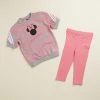 Cheapest ❤️ Adidas Performance Disney Mickey Mouse 🌞 Summer Set - Babies grey, black, rose 😀