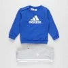 Outlet 🔥 Adidas Performance Essentials Logo Fleece Set - Babies Blue&White 🔔