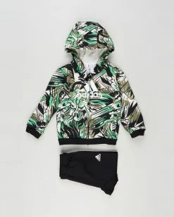 Cheap 🌟 Adidas Performance THE ICONIC EXCLUSIVE - Joggers Set - Babies Black, Semi Screaming Green & White 😉