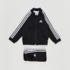 Wholesale 😀 Adidas Performance 3-Stripes Tricot Track Suit - Babies Black & White ✨