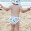 Cheap 😀 Anchor & Arrow Reusable Swim Nappy & Hat Set CHASING WAVES ⌛