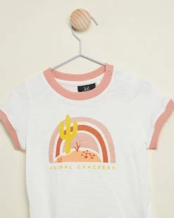 Best Sale 😍 Animal Crackers Sunset Tee - Babies-Kids White ✨ -Baby Online store http3A2F2Fstatic.theiconic.com .au2Fp2Fanimal crackers 1266 7193231 3