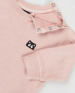 Promo ✔️ Animal Crackers Pyramid Crew Mindful Pant Set - Babies Dusty Pink 🌟 -Baby Online store http3A2F2Fstatic.theiconic.com .au2Fp2Fanimal crackers 3409 9525911 3