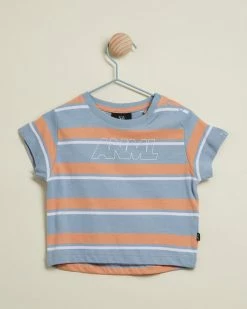 Outlet 🎉 Animal Crackers Quench Short Sleeve Tee - Babies-Kids Blue 🎁