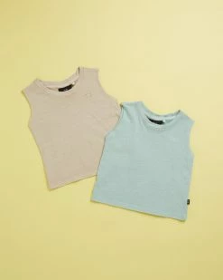 Deals 🧨 Animal Crackers Mucho Muscle 2-Pack - Babies-Kids Tan Mint ⭐