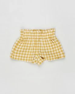 Best Pirce 😍 Animal Crackers Sun Seeker Shorts - Babies-Kids Yellow 🎉