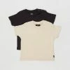 Flash Sale 😀 Animal Crackers Suburb Tee 2-Pack - Babies-Kids Black & Tan 🎁
