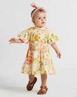 Cheap 🎁 Apero Label Little Apéro Olive Linen 👗 Dress Watercolour Floral 🤩 -Baby Online store http3A2F2Fstatic.theiconic.com .au2Fp2Fapero label 6535 9438051 3