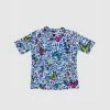 New ✔️ Aqua Blu Kids Mariposa Frill Short Sleeve Rash Vest - Babies 😀