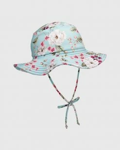 Budget 🛒 Aqua Blu Kids Primrose Lycra Hat - Kids 🎁