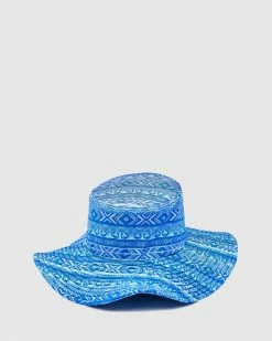 Cheap ✔️ Aqua Blu Kids Poseidon Lycra Bucket Hat - Babies 🔔