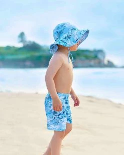 Best deal 🧨 Aqua Blu Kids Atlas Lycra Bucket Hat - Babies 🎁