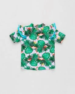 Best Pirce ❤️ Aqua Blu Kids Paradiso Flutter Short Sleeve Rash Vest - Babies 😀 -Baby Online store http3A2F2Fstatic.theiconic.com .au2Fp2Faqua blu 5215 594969 4