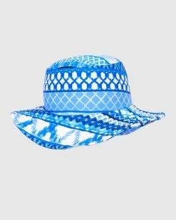 Hot Sale ✨ Aqua Blu Kids Riviera Lycra Bucket Hat - Babies 🎉 -Baby Online store http3A2F2Fstatic.theiconic.com .au2Fp2Faqua blu 5402 7374521 2