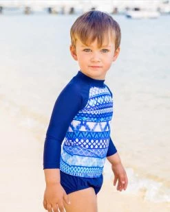 Cheapest ❤️ Aqua Blu Kids Building Blocks Swim Nappy - Babies Navy 🔔