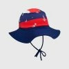 New 👍 Aqua Blu Kids Admiral Lycra Bucket Hat - Babies 🥰