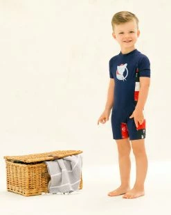 Budget ❤️ Aqua Blu Kids Admiral Sunsuit - Babies 🌟