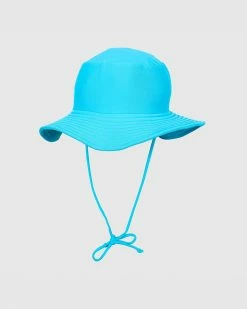 Cheap 🎉 Aqua Blu Kids Building Blocks Lycra Bucket Hat - Babies Blue 😉 -Baby Online store http3A2F2Fstatic.theiconic.com .au2Fp2Faqua blu 6066 6011521 3