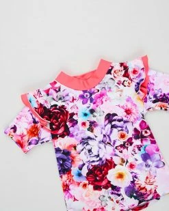 Cheap 👏 Aqua Blu Kids Peony Flutter Short Sleeve Rash Vest - Babies ✨ -Baby Online store http3A2F2Fstatic.theiconic.com .au2Fp2Faqua blu 6648 753959 3
