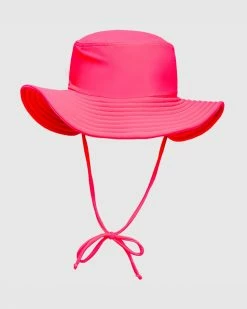 Best Pirce 🤩 Aqua Blu Kids Stepping Stones Lycra Hat - Babies Pink 🤩