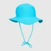 Best Sale 🎉 Aqua Blu Kids Stepping Stones Lycra Hat - Babies Blue 😀