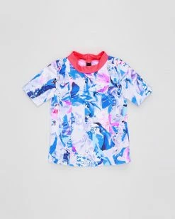 Top 10 😍 Aqua Blu Kids Magnolia Frill Short Sleeve Rash Vest - Babies 🔥