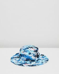 Cheap ⭐ Aqua Blu Kids Oahu Lycra Bucket Hat - Babies 💯