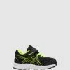 Deals 😀 ASICS Contend 7 Infant Black/Hazard Green 🔔