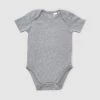 Budget 😍 B Free Intimate Apparel 100% Organic Short Sleeve Bodysuit - Baby & Toddler Grey Melange ⌛