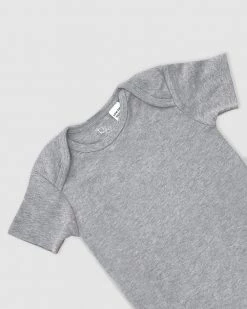 Budget 😍 B Free Intimate Apparel 100% Organic Short Sleeve Bodysuit - Baby & Toddler Grey Melange ⌛ -Baby Online store http3A2F2Fstatic.theiconic.com .au2Fp2Fb free intimate apparel 5723 9185241 3