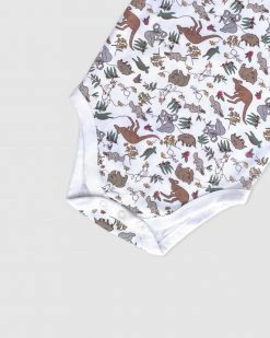 Promo ✔️ B Free Intimate Apparel 100% Organic Short Sleeve Bodysuit - Baby & Toddler Animal print 🔔 -Baby Online store http3A2F2Fstatic.theiconic.com .au2Fp2Fb free intimate apparel 5746 3285241 4