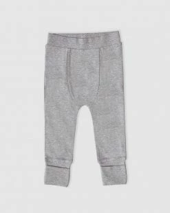 Hot Sale 🛒 B Free Intimate Apparel 100% Organic Everyday Comfy Pants - Baby & Toddler Grey Melange ⭐