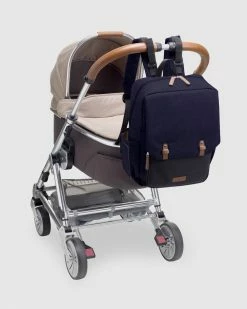 Flash Sale ✔️ Babymel George 🎒 Backpack Nappy Bag Black & Navy ⭐ -Baby Online store http3A2F2Fstatic.theiconic.com .au2Fp2Fbabymel 3102 494849 4